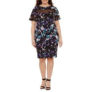 Ashley Nell Tipton speckled bodycon dress